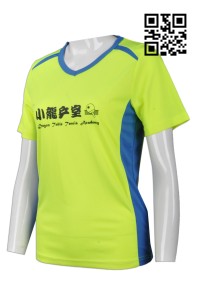 T672  訂造吸濕排汗T恤  供應透氣運動T恤  乒乓球 隊衫 網上下單T恤 T恤製造商     螢光色